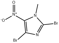 2,4-DIBROMO-1-METHYL-5-NITRO-1H-IMIDAZOLE Struktur
