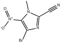 4-溴-1-甲基-5-硝基-1H-咪唑-2-甲腈, 162759-92-4, 结构式