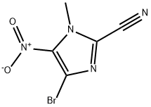 4-BROMO-1-METHYL-5-NITRO-1H-IMIDAZOLE-2-CARBONITRILE Structure