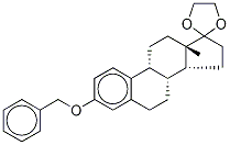 3-O-Benzyl Estrone Monoethylene Ketal Structure