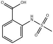 2-METHANESULFONYLAMINO-BENZOIC ACID Structure