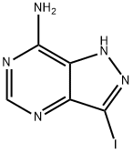 1H-Pyrazolo[4,3-d]pyriMidin-7-aMine, 3-iodo- Struktur
