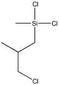 甲基-3-氯异丁基二氯硅烷, 1628-11-1, 结构式