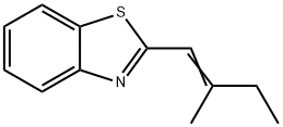 Benzothiazole, 2-(2-methyl-1-butenyl)- (7CI,9CI) 结构式