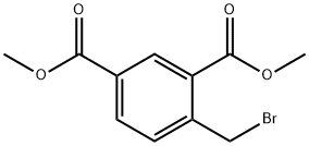 4-(溴甲基)异邻苯二甲酸二甲酯 结构式