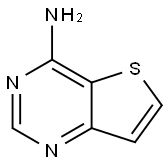 チエノ[3,2-D]ピリミジン-4-アミン 化学構造式
