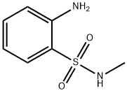 2-アミノ-N-メチルベンゼンスルホンアミド 化学構造式