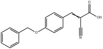 4-BENZYLOXY-ALPHA-CYANOCINNAMIC ACID Struktur