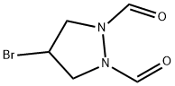 4-溴-1,2-二甲酰基吡唑烷, 162887-23-2, 结构式