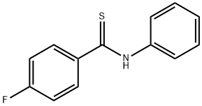 4-fluoro-N-phenyl-benzenecarbothioamide Structure