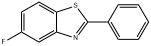 5-FLUORO-2-PHENYLBENZO[D]THIAZOLE 化学構造式