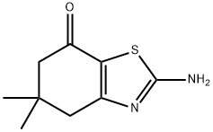 2-アミノ-5,5-ジメチル-5,6-ジヒドロ-4H-ベンゾチアゾール-7-オン 化学構造式