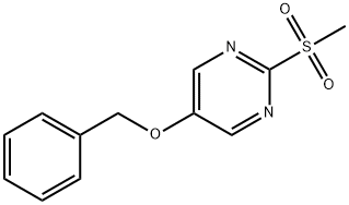 5-Benzyloxy-2-MethylsulfonylpyriMidine Structure