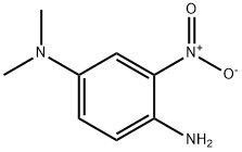 4-ジメチルアミノ-2-ニトロベンゼンアミン 化学構造式