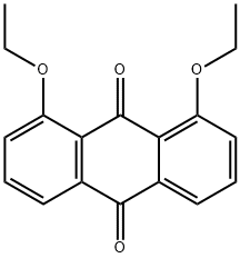 1,8-Diethoxyanthracene-9,10-dione 结构式
