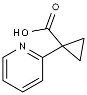 1-(PYRIDIN-2-YL)CYCLOPROPANECARBOXYLIC ACID Structure
