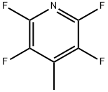 2 3 5 6-TETRAFLUORO-4-METHYLPYRIDINE  9& 化学構造式