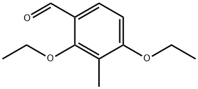 2,4-二乙氧基间甲苯甲醛, 162976-08-1, 结构式