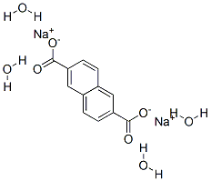 2,6-Naphthalene dicarboxylic acid disodium salt(tetra hydrate) Structure
