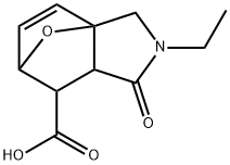 3-ETHYL-4-OXO-10-OXA-3-AZA-TRICYCLO[5.2.1.0(1,5)]DEC-8-ENE-6-CARBOXYLIC ACID Structure