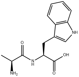 L-丙氨酰-L-色氨酸,16305-75-2,结构式