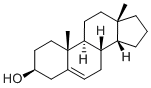 (3b,14b)-Androst-5-en-3-ol 化学構造式