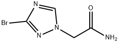 2-(3-bromo-1H-1,2,4-triazol-1-yl)acetamide Struktur
