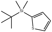 2-(TERT-ブチルジメチルシリル)チオフェン 化学構造式