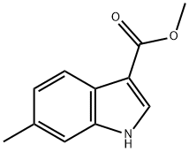 1H-Indole-3-carboxylic acid, 6-Methyl-, Methyl ester Structure