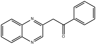 1-苯基-2-喹恶啉-2-基乙酮, 16310-38-6, 结构式
