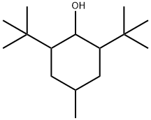 2,6-Bis-tert-butyl-4-methylcyclohexanol Struktur