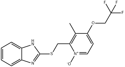 兰索拉唑硫醚-N-氧化物, 163119-30-0, 结构式