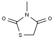 3-メチル-1,3-チアゾラン-2,4-ジオン 化学構造式