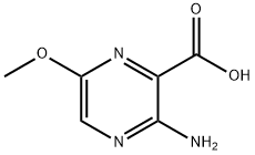 3-AMINO-6-METHOXYPYRAZINE-2-CARBOXYLIC ACID Structure
