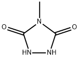 4-メチル-4H-1,2,4-トリアゾール-3,5(1H,2H)-ジオン 化学構造式