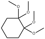 1,1,2,2-TETRAMETHOXYCYCLOHEXANE Structure