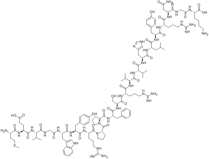 MYELIN OLIGODENDROCYTE GLYCOPROTEIN (35-55) (HUMAN),163158-19-8,结构式