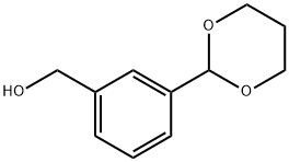 Benzenemethanol, 3-(1,3-dioxan-2-yl)- (9CI) Structure