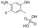 5-氨基-4-氟-2-甲酚硫酸盐, 163183-01-5, 结构式