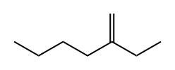 2-乙基-1-己烯,1632-16-2,结构式