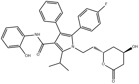 o-ヒドロキシアトルバスタチンラクトン 化学構造式