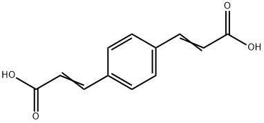 4-PHENYLENEDIACRYLIC ACID Structure