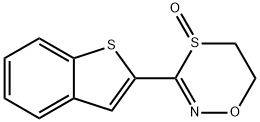 3-苯并[b]噻吩-2-基-5,6-二氢-1,4,2-噻嗪 4-氧化物, 163269-30-5, 结构式
