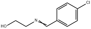 2-[(4-クロロベンジリデン)アミノ]エタノール 化学構造式