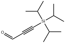 3-(三异丙硅基)丙炔醛,163271-80-5,结构式