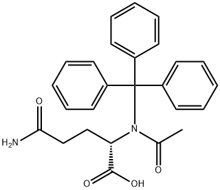 AC-GLN(TRT)-OH Structure