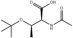 (2S,3R)-2-乙酰氨基-3-(叔丁氧基)丁酸 结构式