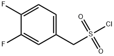 3,4-ジフルオロベンジルスルホニルクロリド 化学構造式