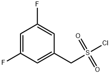 3,5-(ジフルオロフェニル)メタンスルホニルクロリド 化学構造式