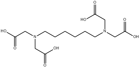 1,6-DIAMINOHEXANE-N,N,N',N'-TETRAACETIC ACID Struktur